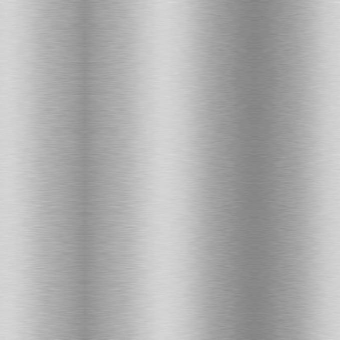 Armen Living Bryant Modern 30" Seat Height White Faux Leather and Brushed Stainless Steel Metal Swivel Bar Stool for Kitchen Island Counter