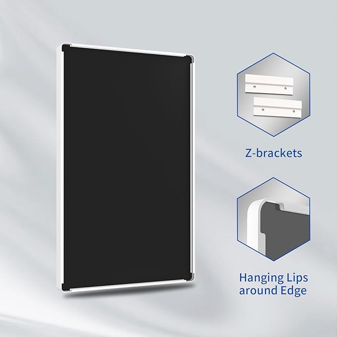 WEER White Bathroom Mirror 36X36 Inch, Rounded Rectangle White Metal Frame Mirror, Matte White Bathroom Vanity Mirror with Tempered Glass, Anti-Rust, Hangs Horizontally or Vertically
