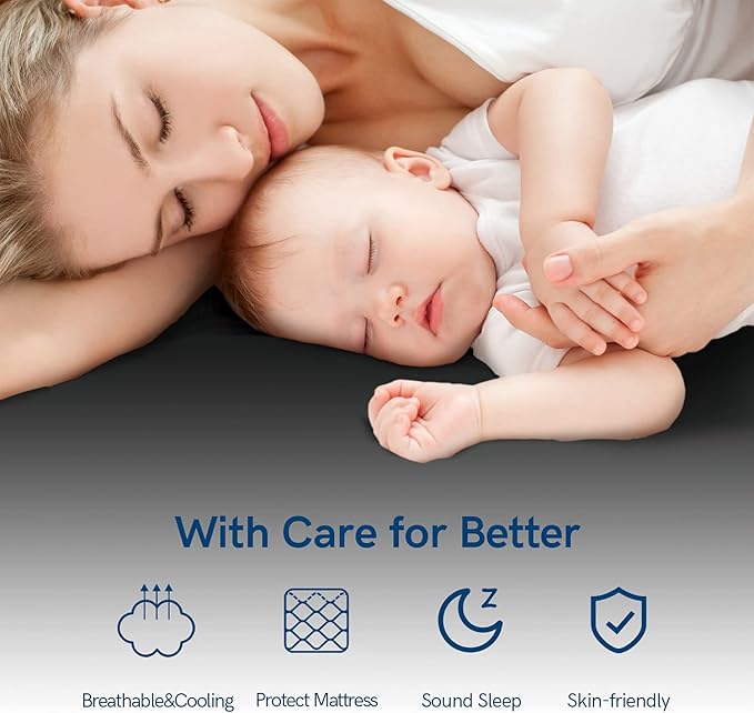 ELEMUSE Cal King Black Mattress Topper for Back Pain, Extra Thick Mattress Pad Cover, Plush Soft Pillowtop with Elastic Deep Pocket, Overfilled Down Alternative Filling