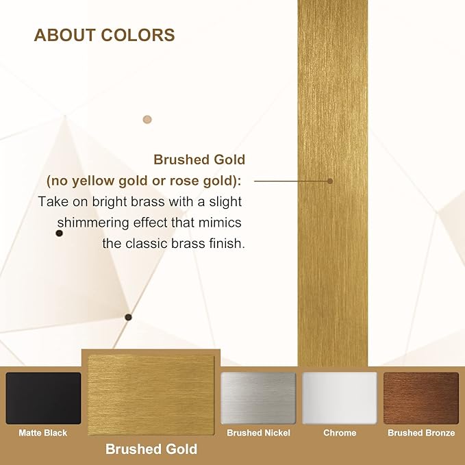 MOON MIRROR 20" x 28" Brushed Gold Metal Framed Pivot Rectangle Bathroom Mirror for Wall, Tilting Rounded Rectangular Vanity Mirror Hangs Vertical only