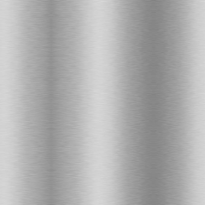 Armen Living Magnolia Swivel Counter Stool in Brushed Stainless Steel with White Faux Leather
