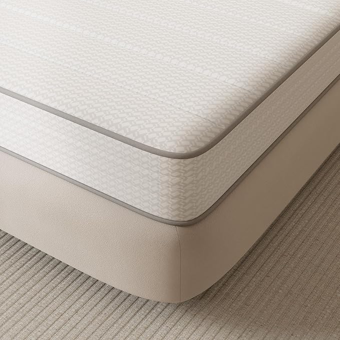 Novilla Twin Mattress, 8 Inch Twin Size Mattresses in a Box with Smarts™ Coil for Pressure Relief, Medium Firm Foam and Spring Hybrid Colchones with CertiPUR-US Certified for Kid for Kidss