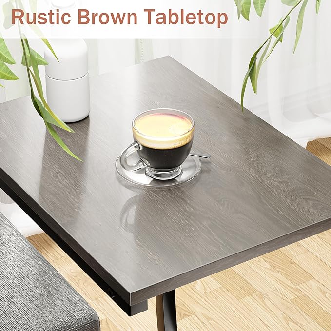 C-Shaped End-Table Set of 2 - Side Table for Couch,Curved Support Legs, Slide Under Couch Table for Sofa, TV Tray Table for Living Room Bedroom(Lvory)