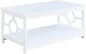 Convenience Concepts Ring Coffee Table, White