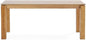 Manhattan Comfort Rockaway 70.86" Modern Solid Wood Dining Table for 8 - Unique Raised Beveled Top & Natural Wood Grain Finish, Durable & Elegant Kitchen Furniture, Nature