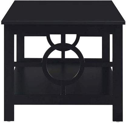 Convenience Concepts Ring Coffee Table, Black