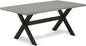 East West Furniture XT697 X-Style Kitchen Dining Table - a Rectangle Solid Wood Table Top with Stylish Legs, 40x72 Inch, Multi-Color