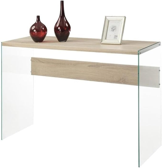Convenience Concepts SoHo Console Table/Desk, Weathered White