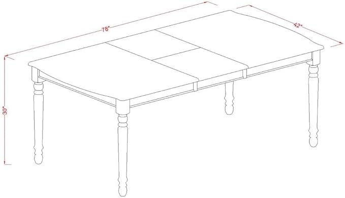 East West Furniture LGDA9-LWH-13 9 Piece Kitchen Set Includes a Rectangle Dining Table with Butterfly Leaf and 8 Polyester Fabric Upholstered Chairs, linen white