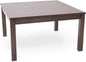 BJDesign Kotatsu - Japanese Heated Table - Wooden Chabudai Furniture with 120V Electric Heater - Low-Lying Dining and Work Desk with Temperature Control Knob (29x29in, Brown)