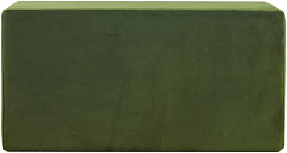 HomePop Upholstered Storage Bench with Metal Leg Home Décor|Bench with Storage for Living Room & Entryway - Blush Green