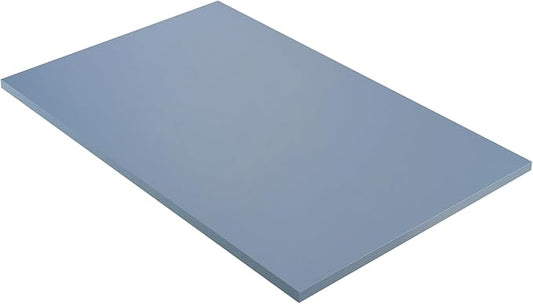 Kaboon 45.67"x23.62" Table Top, Solid One-Piece Desktop, Reversible Melamine Countertop, Double Desks, L-Desk DIY,Grayish Blue