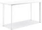 HON Coze Home Office Desks, Sturdy Table Computer Desk, 42", White Top, White Base