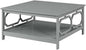 Convenience Concepts Omega Square 36" Coffee Table, Gray