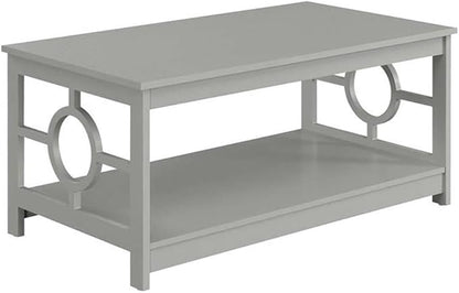 Convenience Concepts Ring Coffee Table, Gray