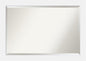 Amanti Art White Bathroom Mirror for Over Sink, 29x41 Corvino White Rectangle Vanity Mirror, Large Modern Contemporary Wood Frame, Hangs Horizonally and Vertically, Bathroom Wall Decor, Beveled Edge