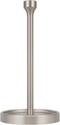 Ivilon Countertop Paper Towel Holder - Modern Bell End Minimalist Design - Color Brushed Nickel