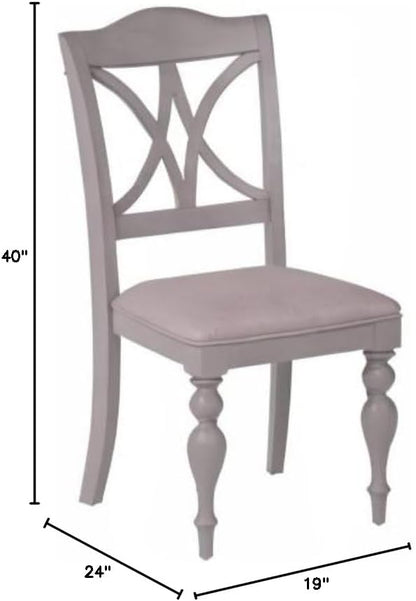 LIBERTY FURNITURE INDUSTRIES, INC. Summer House Slat Back Side Chair (RTA)-Set of 2