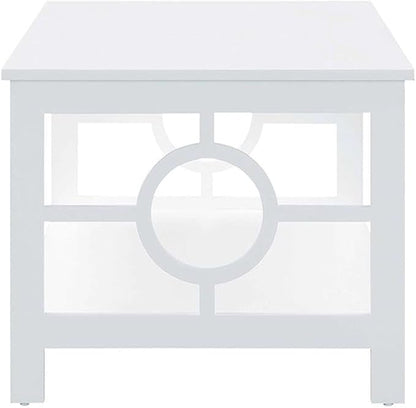 Convenience Concepts Ring Coffee Table, White