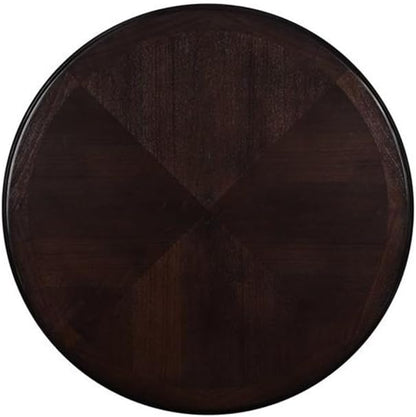 New Classic Furniture Gia 5-Piece Round Dining Set with 1 Dining Table and 4 Chairs, 47-Inch, Ebony