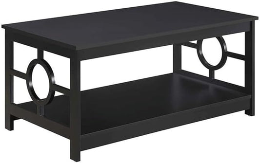 Convenience Concepts Ring Coffee Table, Black