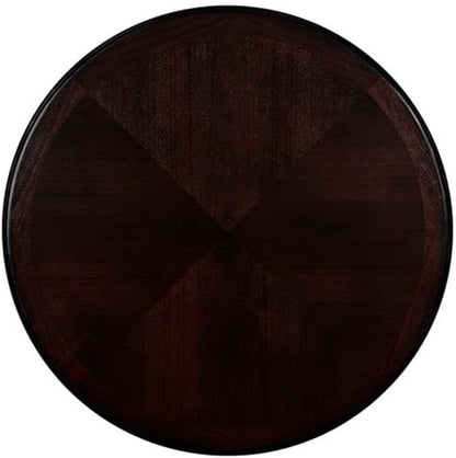 New Classic Furniture Gia 5-Piece Round Counter Height Set with 1 Dining Table and 4 Chairs, 42", Ebony
