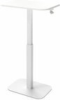 Ergohome™ ELEVANCE Table™ Height Adjustable Minimalist Tables, Laptop Desk, Living Room, Small Side Table, Drink Coffee End Table, Sofa Table for Bedroom, Study and Small Spaces (Table_WhiteCloud)