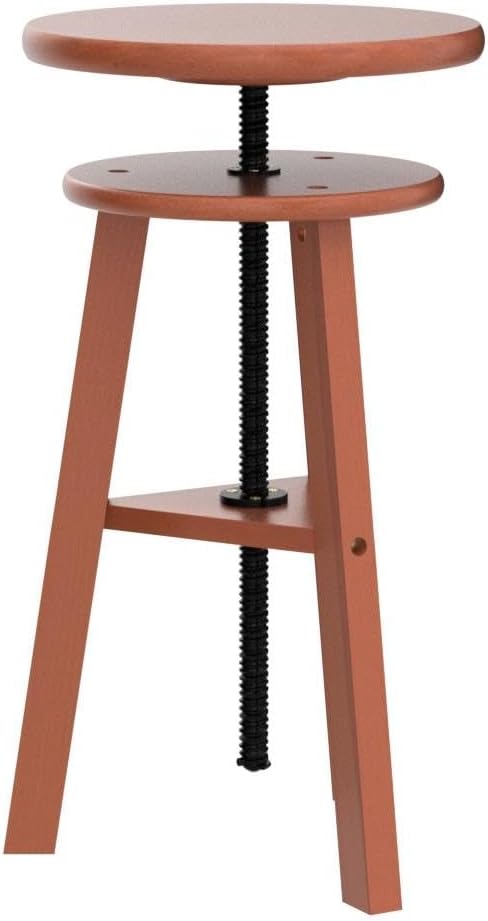 VISWIN Adjustable Drafting Stool for Artists & Adults, 19"-26" Height Solid Beech Wood Art Stool for Studio, Swivel Drafting Chair for Drawing, Home Use, Office, Kitchen