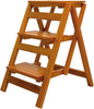 Wooden Step Stool for Adults/Folding stools Wood Step Ladder/Lightweight Step Stool/Folding Step Stool, Portable Ladder, Anti-Slip Ladder,high Chair,Step Chair