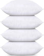 Utopia Bedding Throw Pillows Insert (Pack of 4, White) - 28 x 28 Inches Bed and Couch Pillows - Indoor Decorative Pillow