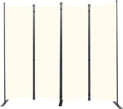 Room Divider 6FT Portable Room Dividers and Folding Privacy Screens, 88'' W Fabric Divider for Room Separation, 4 Panel Partition Room Dividers Freestanding Wall Divider Screen for Dorm Studio Office
