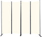 Room Divider 6FT Portable Room Dividers and Folding Privacy Screens, 88'' W Fabric Divider for Room Separation, 4 Panel Partition Room Dividers Freestanding Wall Divider Screen for Dorm Studio Office