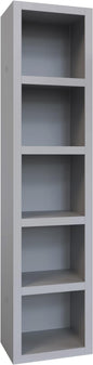 Oakland Living Grey 85-in Tall Wooden Bookcase Shelf