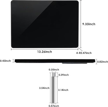 Home Theater Seating Series Swivel Tray Table for Wei lianda Home Theater Seat Bright Black