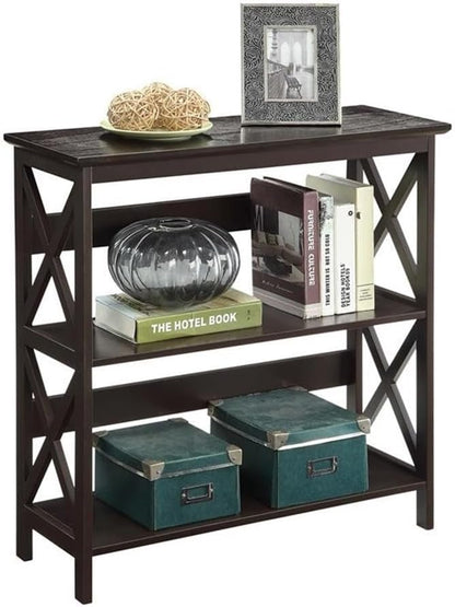 Convenience Concepts Oxford 3 Tier Bookcase, Espresso