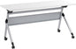 Bush Business Furniture Folding Training Table, 60 inch Desk, Commercial-Grade Bundle for Office or Classroom, Envision Collection, White