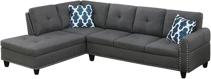 Halibur Sectional Sofa or Couch for Living Room, Apartment, Bedroom, Office