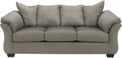 Signature Design by Ashley Darcy Casual Plush Sofa, Grayish Brown