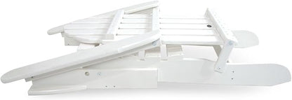 POLYWOOD AD5030WH Classic Folding Adirondack Chair, White 35.7 x 29 x 35.7 inches