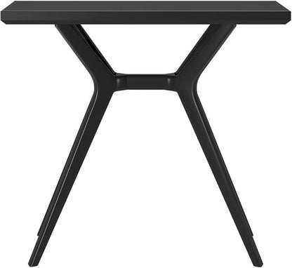 Plank+Beam Verso Console Table, 36 Inch Solid Wood Modern Sofa Table, Narrow Entryway Table for Hallway, Behind The Couch, Living Room, Foyer, Black