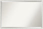 Amanti Art White Bathroom Mirror for Over Sink, 25x37 Paige White Silver Rectangle Vanity Mirror, Large Modern Contemporary Wood Frame, Hangs Horizonally and Vertically, Bathroom Wall Decor, Beveled