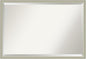Amanti Art Silver Bathroom Mirror for Over Sink, 26x38 Florence Silver Rectangle Vanity Mirror, Large Casual Frame, Hangs Horizonally and Vertically, Bathroom Wall Decor, Beveled Edge from WI, USA