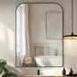 Bathroom Mirror, Wall Mirrors, Black Metal Framed Wall-Mounted Mirrors, Bathroom Vanity Mirror for Over Sink, Living Room, Bedroom, Entryway, 24x32 Inch, Black