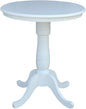 Whitewood Industries International Concepts 30" Round Top Pedestal Table, White