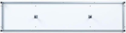 Manhattan Comfort Brighton 60" TV 7 Shelves, Tempered Glass Dividers and Media Wire Management, Modern Free-Standing Entertainment Center for Living Room, Fits up to 56" Television, OneSize, White