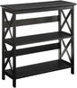 Convenience Concepts Oxford 3 Tier Bookcase, Black