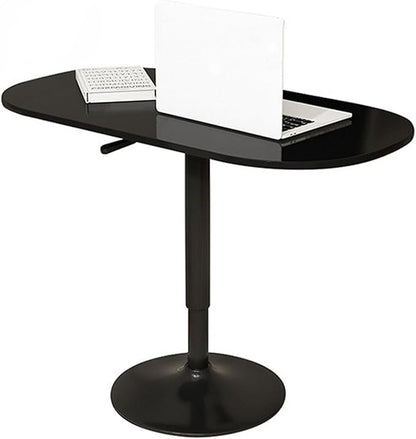 Adjustable Height Couch Side Table, 23.5"-31.5" Height Laptop Table for Couch, TV, Reading, Drinks, Working, Black