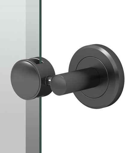 Gatco 4249MXSM II Latitude Small Wall Rectangle Mirror Matte Black, 24 H x 19.5 W