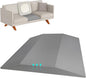 Couch Cushion Support, Sofa Cushion Supports for Sagging Cushions Trapezoid High Density Foam Replacement for Furniture Seat Sagging Gray Set of 1