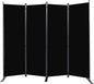 Room Divider 6FT Portable Room Dividers and Folding Privacy Screens, 88'' W Fabric Divider for Room Separation, 4 Panel Partition Room Dividers Freestanding Wall Divider Screen for Dorm Studio Office